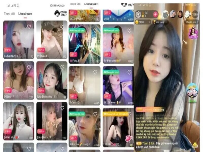 Tải 567Live MOD APK (Vip, Mở Khóa Phòng) v1.0 Cho Android 2 567 Live thiết kế thân thiện trực quan