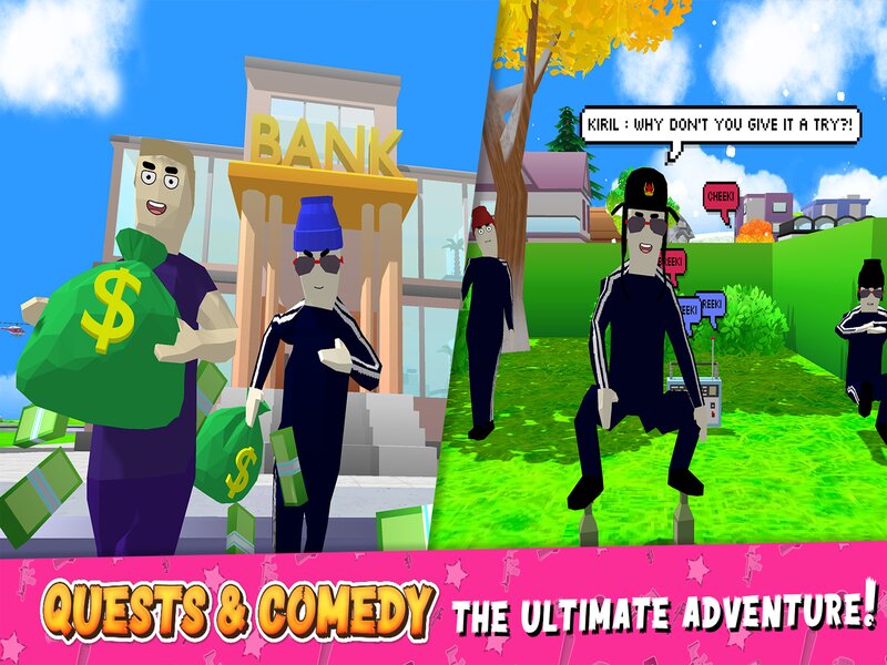 Hack Dude Theft Wars cùng loạt minigame thú vị