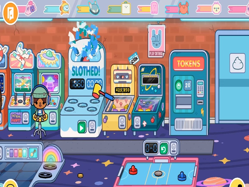 Tải Toca Boca MOD APK (Vip Unclocked, Menu) v1.126.1 3 Chơi mini games nhận thưởng