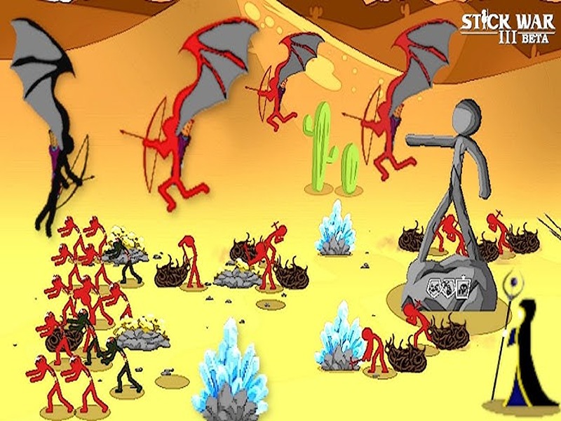Tải Hack Stick War 3 MOD APK (Menu, Kim Cương) v2025.4.1947 2 Điều khiển quân đội trong thời gian thực