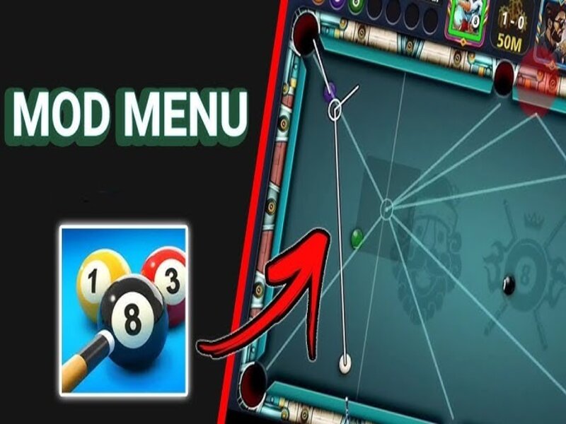 Tải Hack 8 Ball Pool MOD APK (Vô Hạn Tiền, Đường Kẻ Dài) v56.13.0 4 Hack 8 Ball Pool đem đến tính năng Mod Menu