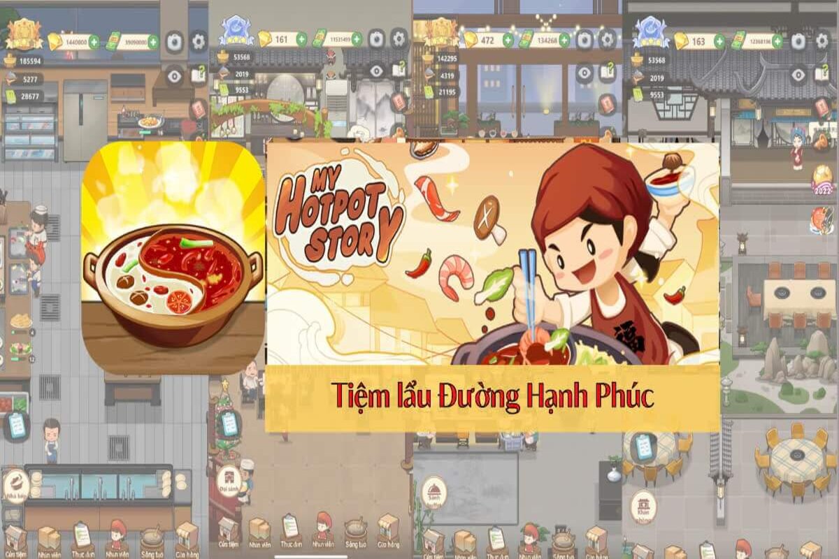 Banner Tiệm Lẩu Đường Hạnh Phúc