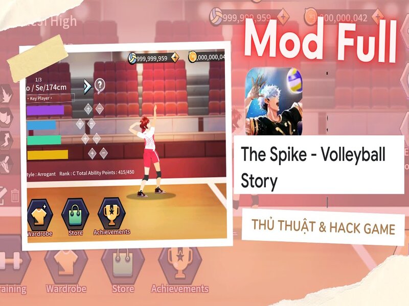 Tải Hack The Spike MOD APK (Vô Hạn Tiền, Full Cầu Thủ) v6.3.309 3 Khám phá các tính năng đặc biệt của The Spike Hack