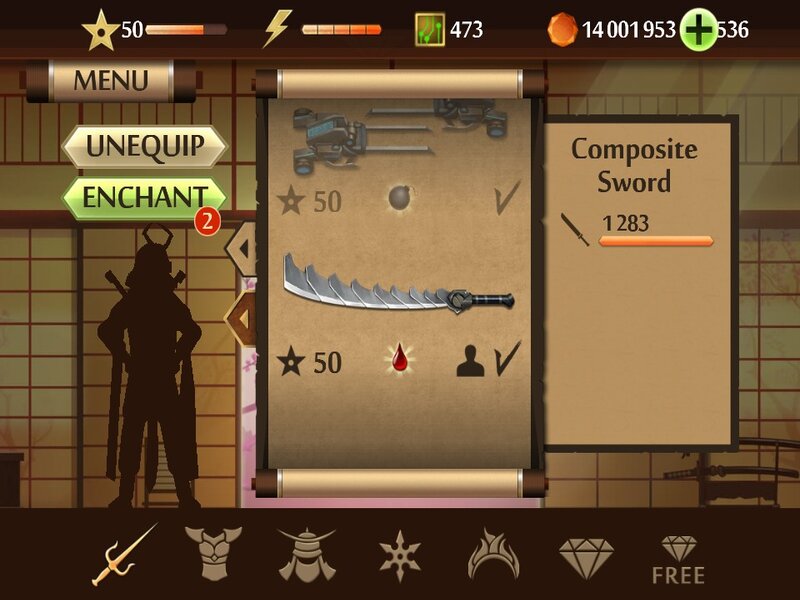 Tải Hack Shadow Fight 2 MOD APK (Vô Hạn Tiền, Max Level) v2.41.9 5 Mở Khóa Full Vũ Khí, Trang Bị Và Kỹ Năng Trong Hack Shadow Fight 2