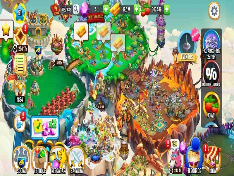 Tải Hack Dragon City MOD APK (Menu, 1 Hit, 99999 Gems/Vàng) v26.2.2 4 Tính năng không có quảng cáo trong phiên bản Hack Dragon City