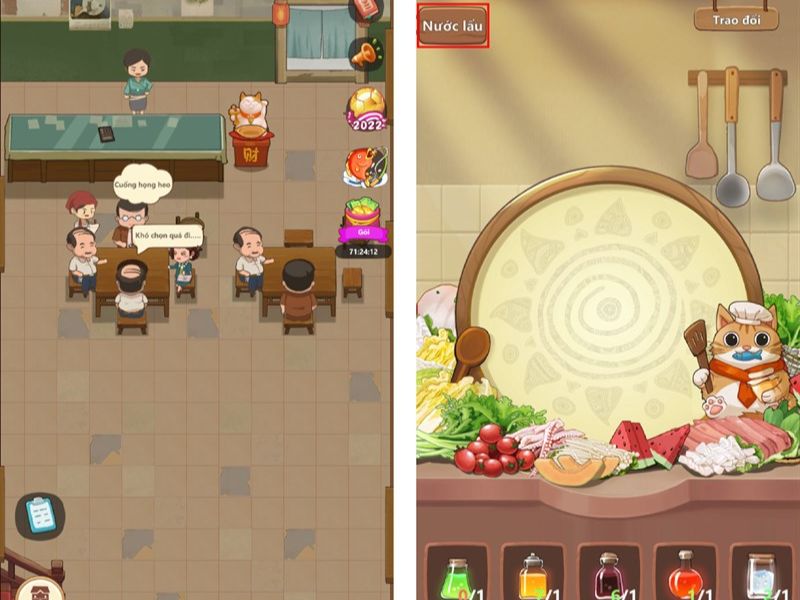 Tải Tiệm Lẩu Đường Hạnh Phúc MOD APK (Vô Hạn Tiền, Kim Cương) v5.4.0 4 Tính năng có trong bản Mod Tiệm Lẩu Đường Hạnh Phúc