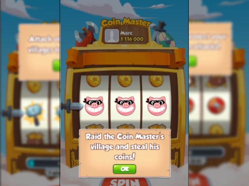Vòng quay may mắn trong Coin Master