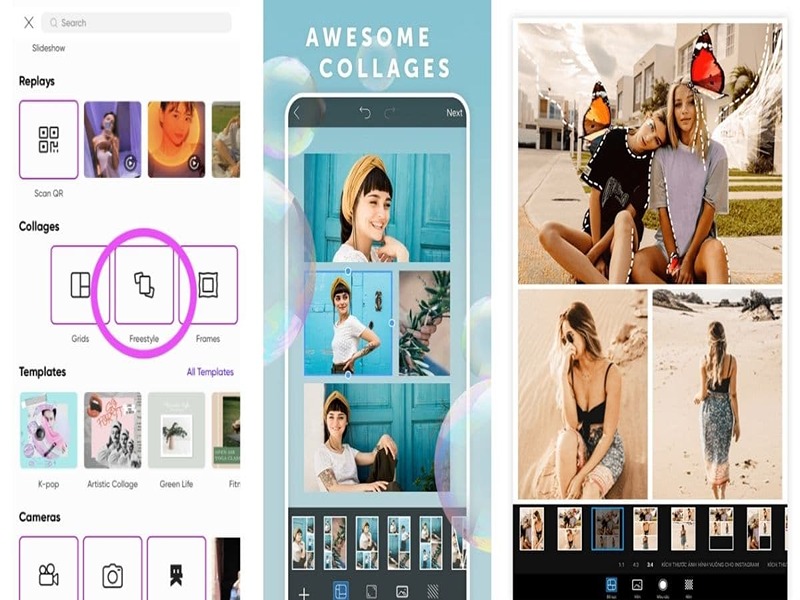 Bộ lọc và hiệu ứng cao cấp trong Picsart premium