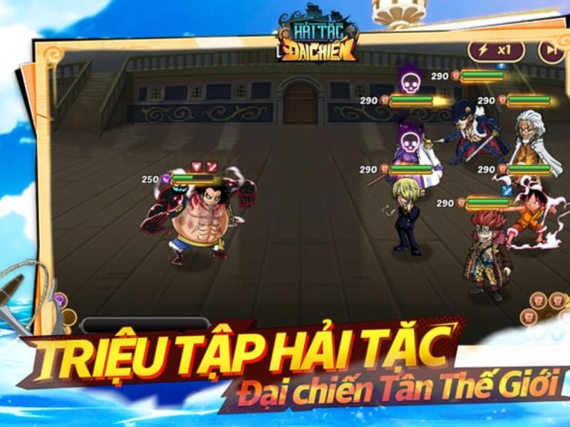 Tải Hack Huyền Thoại Hải Tặc MOD APK (Vô Hạn Tiền, Kim Cương) v1.0.5 2 Những trường phái nhân vật có trong game
