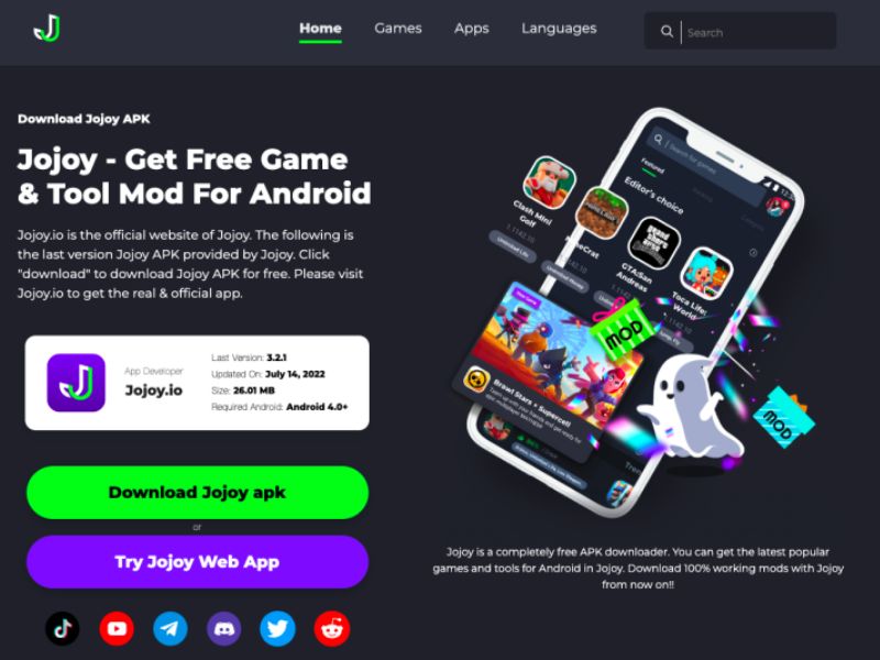 Tải JoJoy APK (Toca Boca, Minecraft, Stumble Guys) v3.3.0 1 Giới thiệu tổng quan về Jojoy App