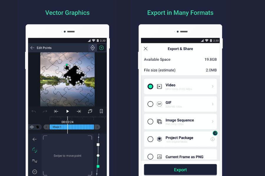banner alight motion mod apk