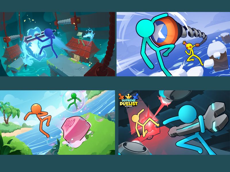 Nhiều chế độ chơi Trong Supreme Duelist Stickman