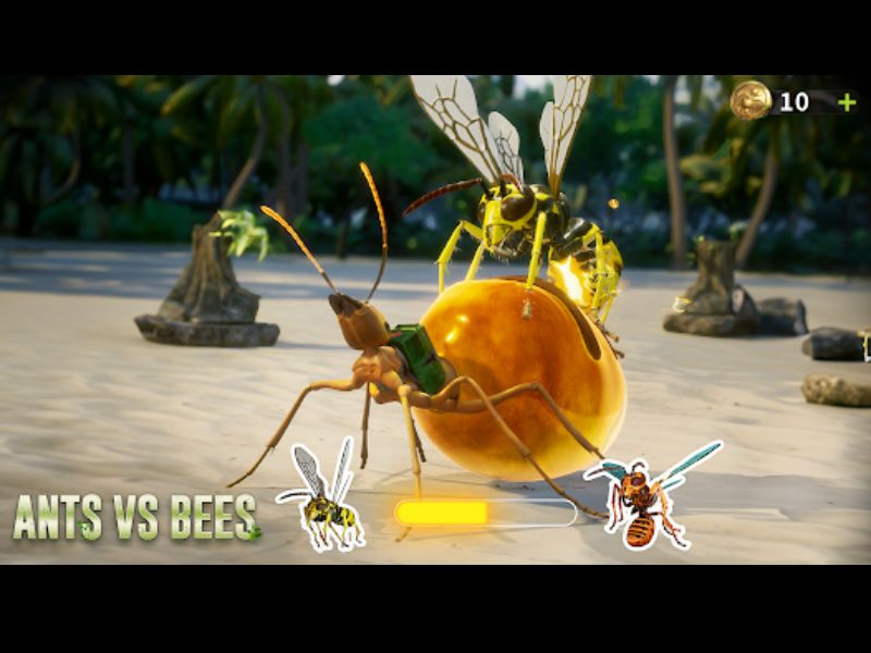 Tải Hack Ant Legion Mod Apk (Full Tiền, Kim Cương) v7.1.178 2 Trận Chiến Giành Tài Nguyên Trong Ant Legion
