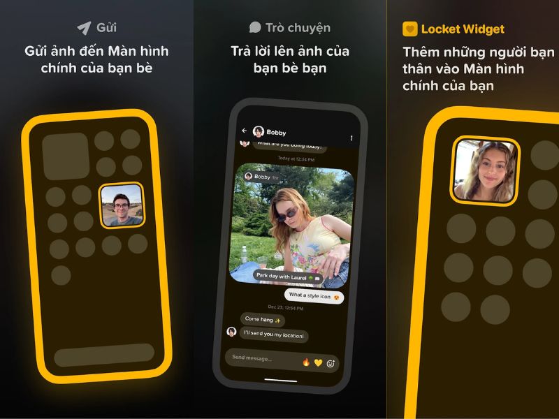 Tải Locket Mod Apk ( Mở Khóa GOLD) v1.210.2 2 Chia Sẻ Ảnh Trực Tiếp Đến Bạn Bè Trong Locket
