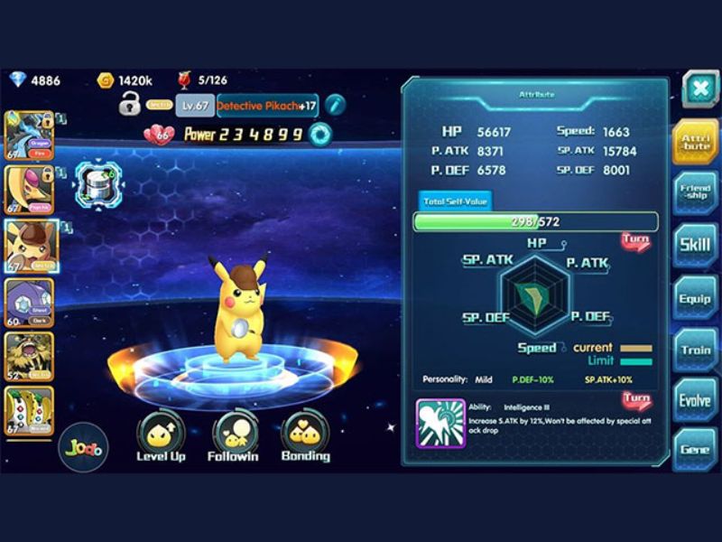 Tiến Hóa Sức Mạnh Pokémon trong Pokemon Đại Chiến Androidmentor