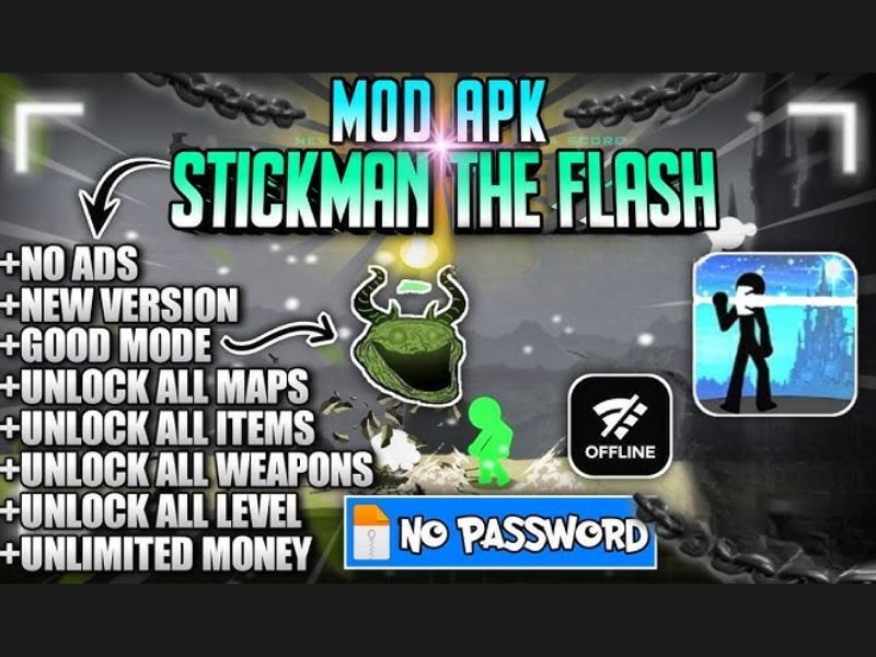 Tải Hack Stickman The Flash (Full Tiền, Menu) v1.78.23 3 Phiên Bản Hack Stickman The Flash Có Những Tính Năng Gì?