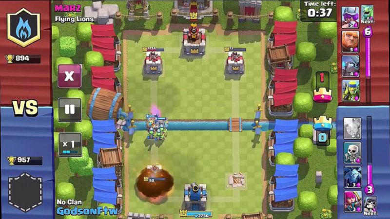 Tải Clash Royale APK v130300033 Mới Nhất Cho Mobile 5 Đồ họa hoạt hình và âm thanh đậm chất supercell trong Clash Royale APK