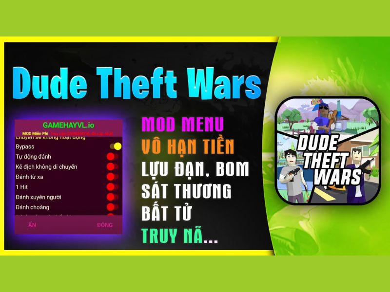 Khám Phá Sức Mạnh Tuyệt Đối Với Bản Mod Dude Theft Wars Mới Nhất 