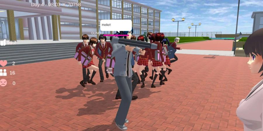 Banner Sakura School Simulator Mod APK